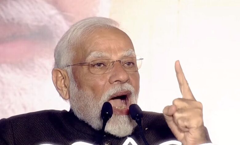 PM Modi reaches BJP headquarters as the party wins in 3 states