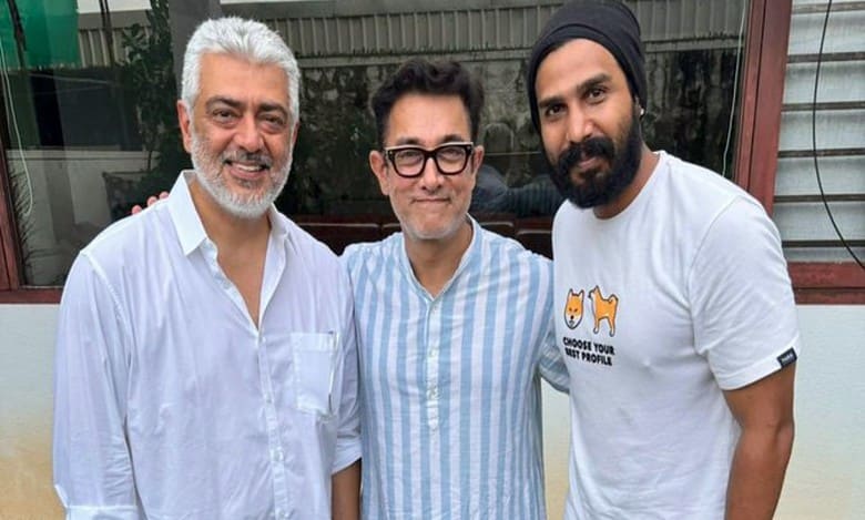 Ajith meets Aamir Khan, Vishnu Vishal after rescue from Chennai floods