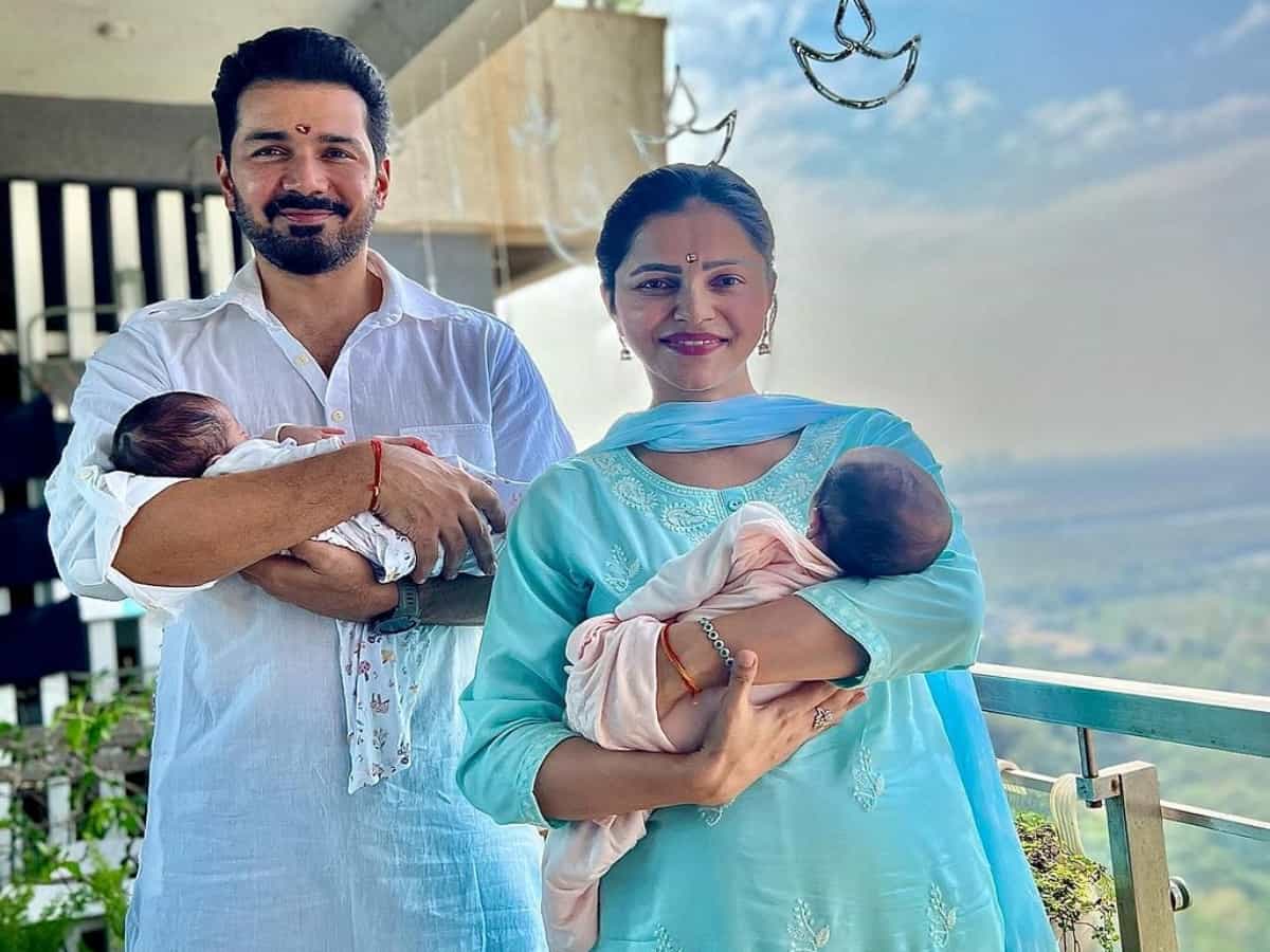 Rubina Dilaik twin daughters: First photos, names revealed