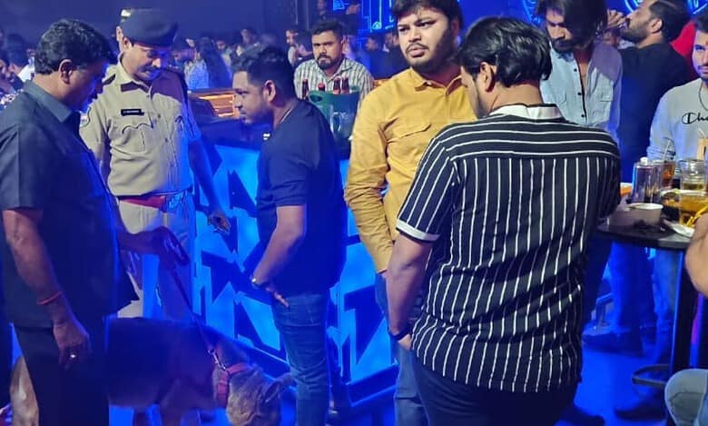 Hyderabad police search pubs, bars in Jubilee Hills in anti-drug drive