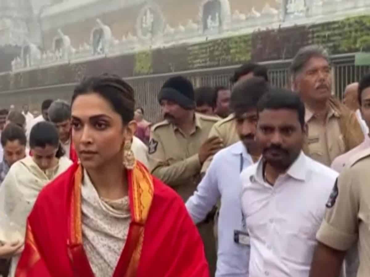 Watch: Deepika Padukone offers prayers at Tirupati Balaji Temple