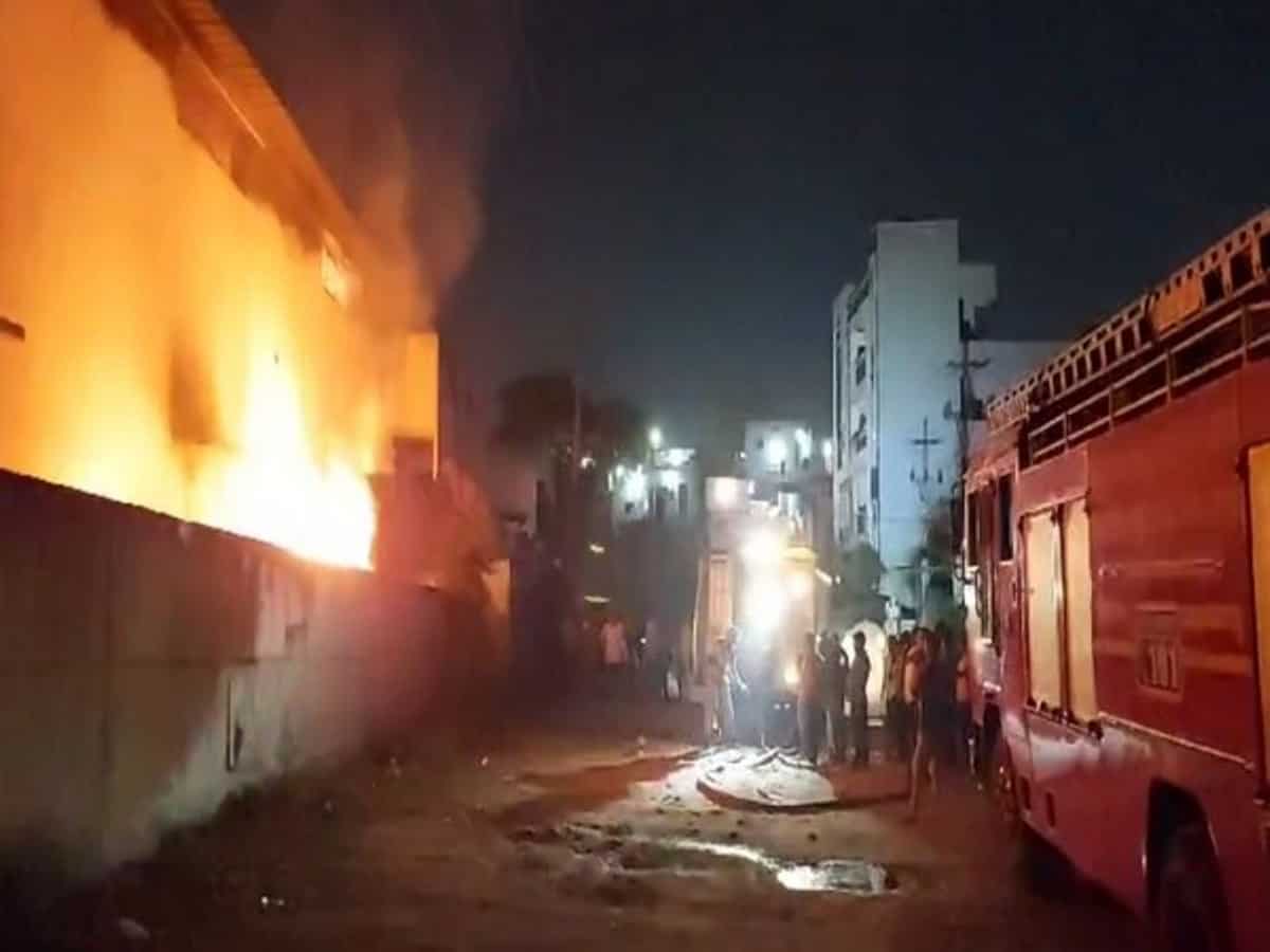 fire in rangareddy