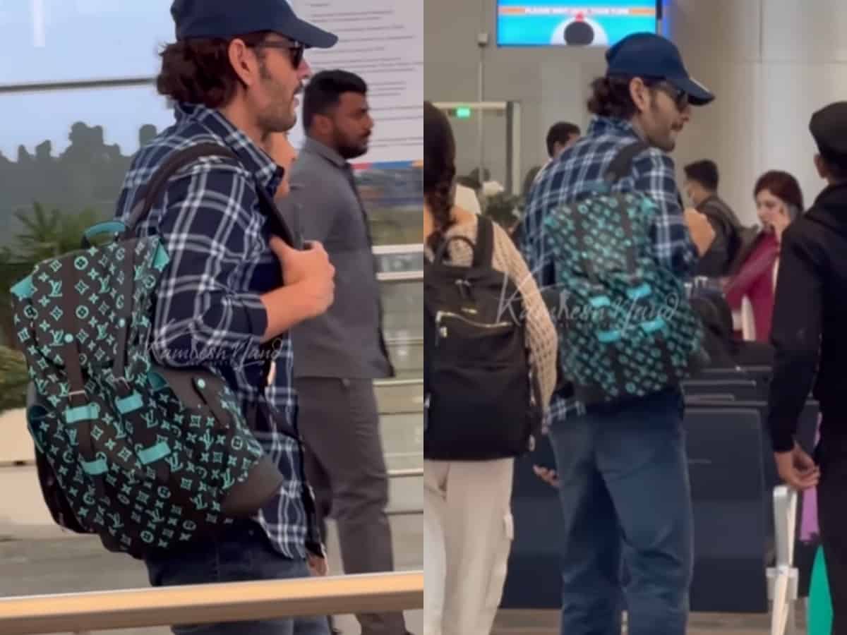 New Year 2024: Mahesh Babu leaves Hyderabad, watch viral video