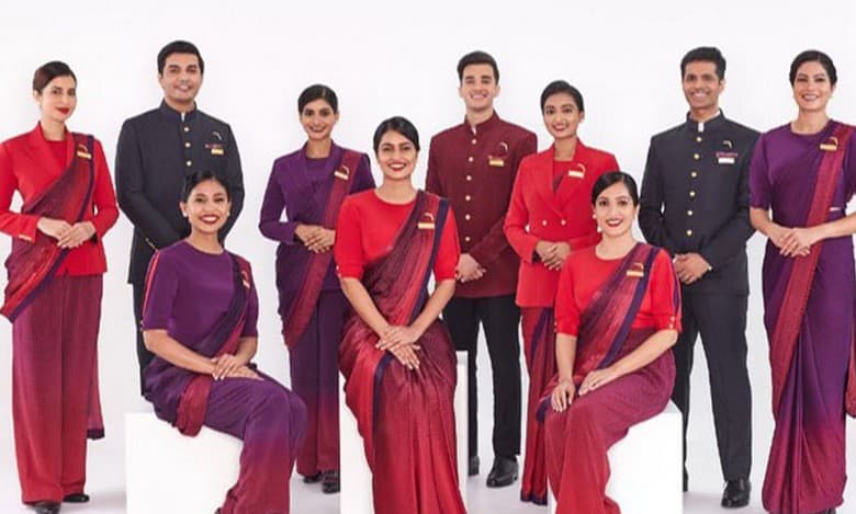 Sarees with pants: Manish Malhotra designs uniform for Air India's staff