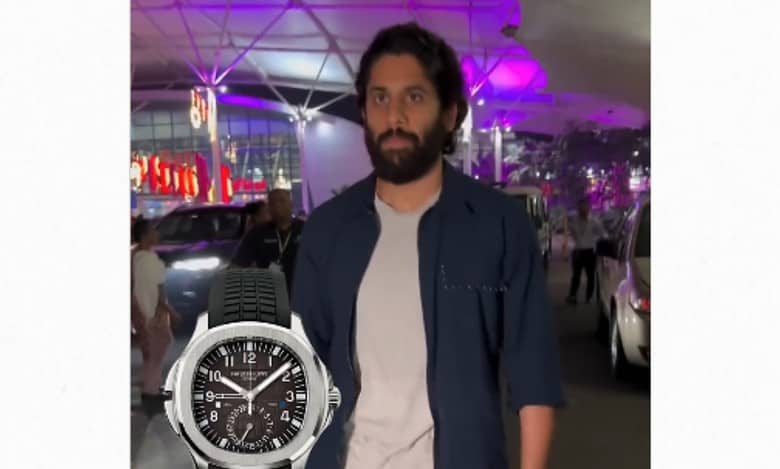 Naga Chaitanya sports Patek Philippe watch