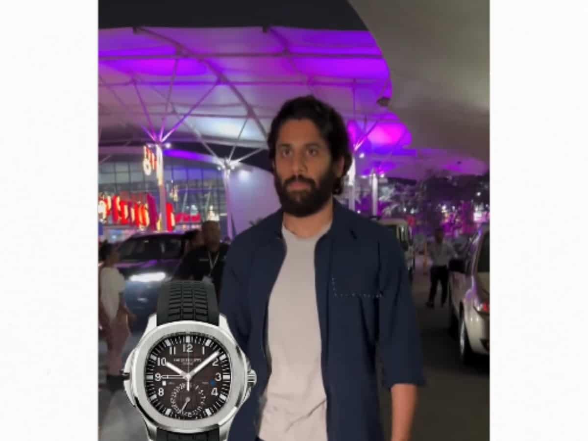 Naga Chaitanya sports Patek Philippe watch