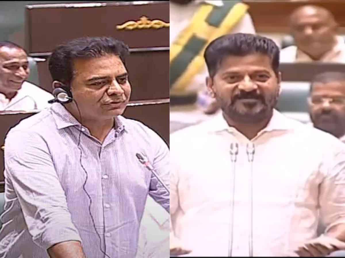 Telangana Assembly: First session ends with Revanth vs KTR heat