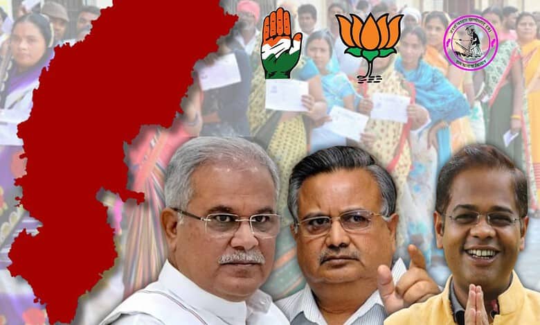 BJP set to form government in Chhattisgarh, Baghel resigns as CM