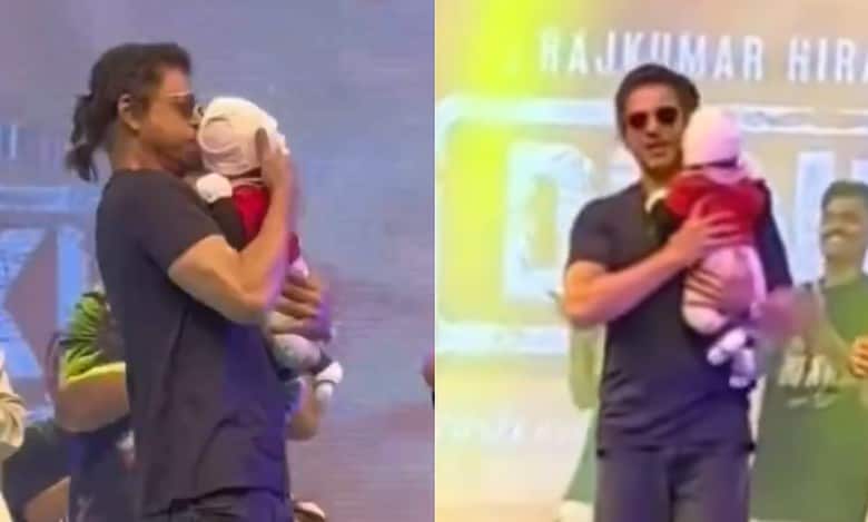 Shah Rukh Khan dances with newborn in Dubai, video goes viral