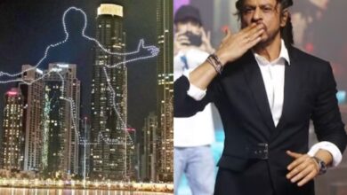 Stunning drone show lights up Dubai with SRK's signature pose