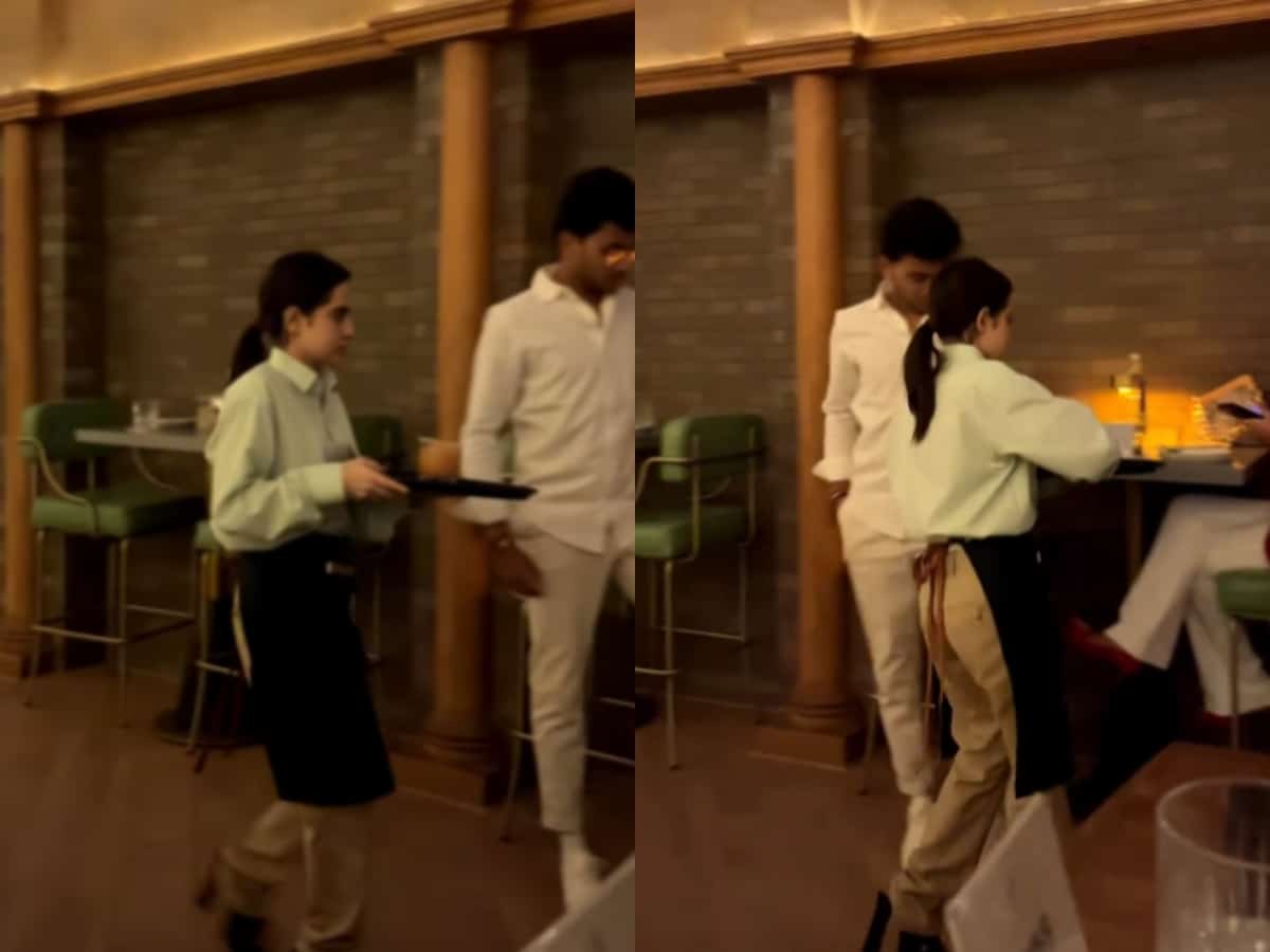 Uorfi Javed works as waitress in cafe, video goes viral