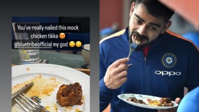 Vegetarian Virat Kohli eats 'Chicken Tikka'. There's a twist!