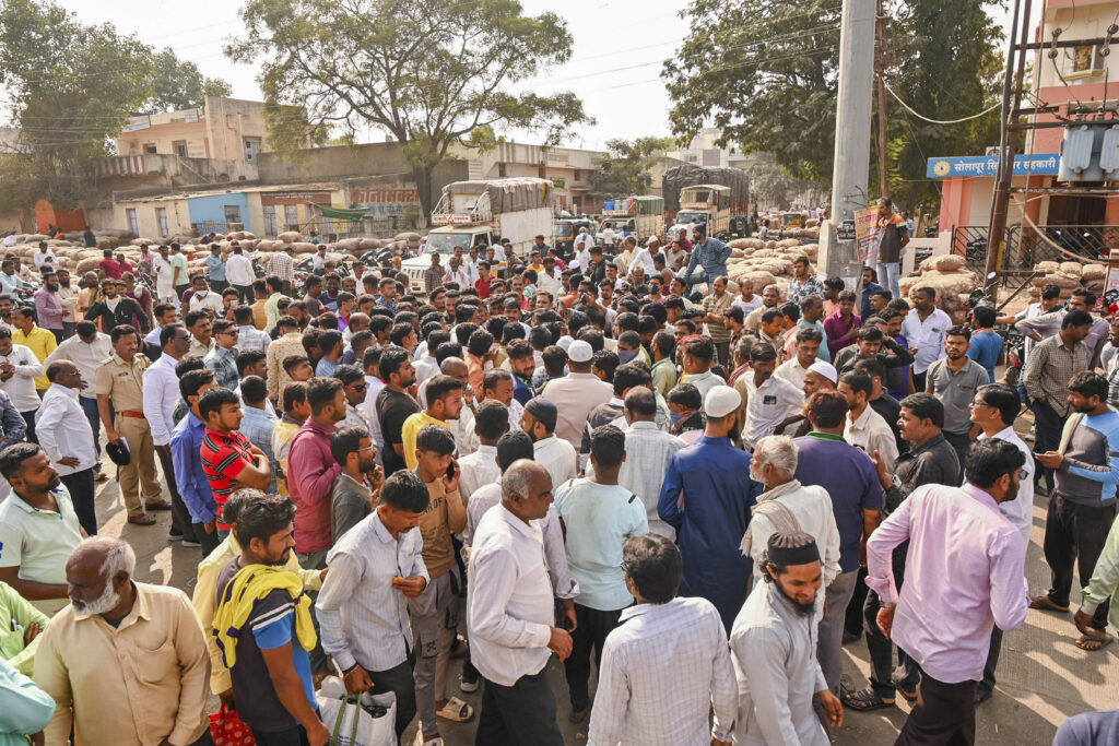 Photos: Truck drivers' strike in India