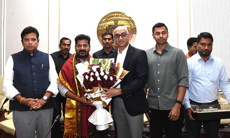 Telangana: Amara Raja team discusses Giga Corridor project with Revanth