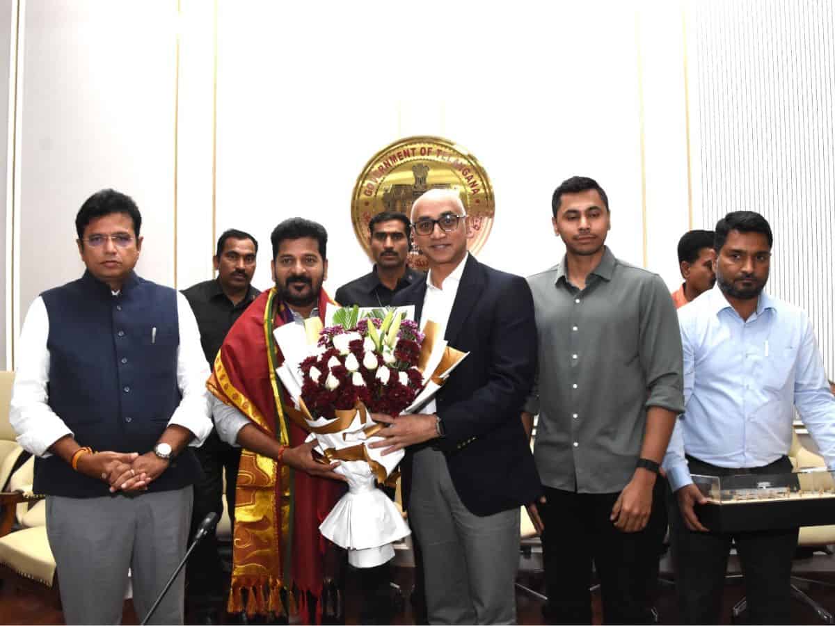 Telangana: Amara Raja team discusses Giga Corridor project with Revanth