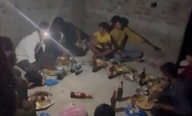 Video of Andhra Pradesh class 7 boys drinking beer in hostel surfaces