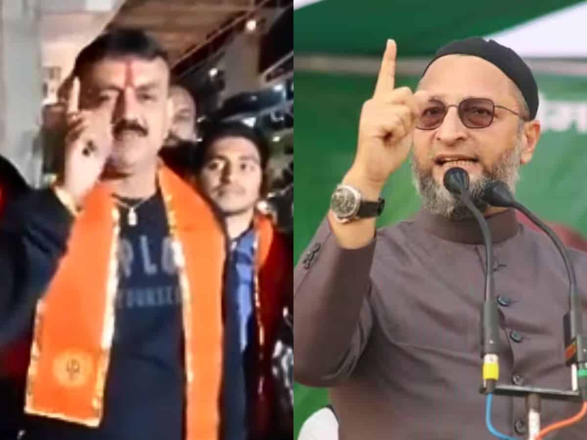 Rs 11L reward for 'cutting off' Asaduddin Owaisi's tongue: Hindu Sena