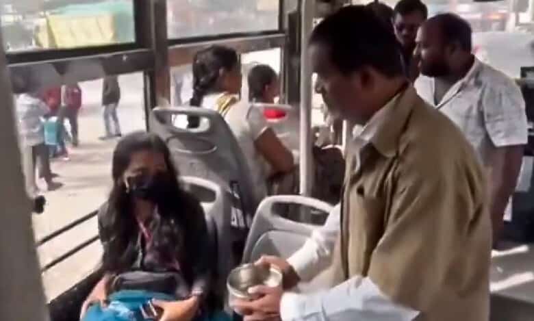 Free travel for women in TSRTC buses