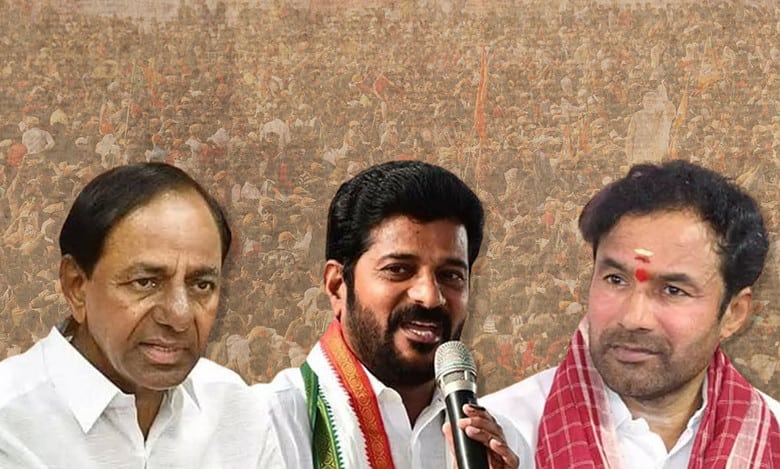 Target Lok Sabha polls: Congress, BRS and BJP working on strategies to win Telangana