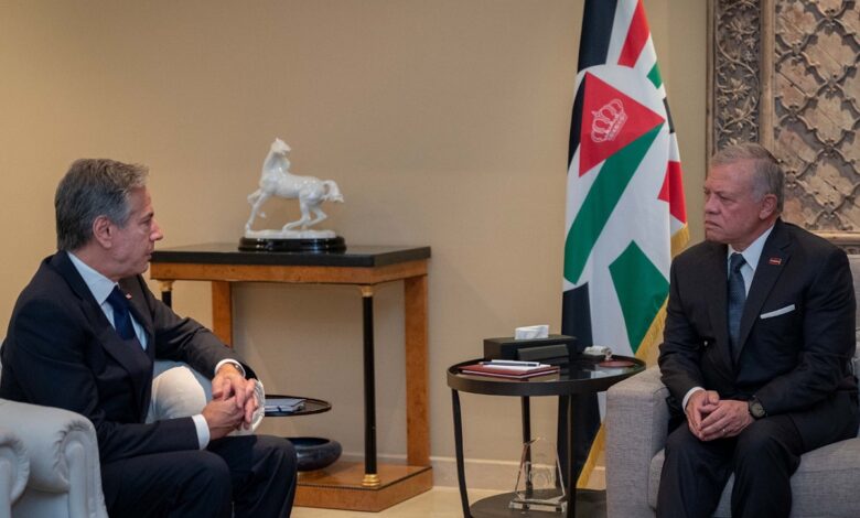 Antony Blinken in Jordan, to reach Israel on Monday
