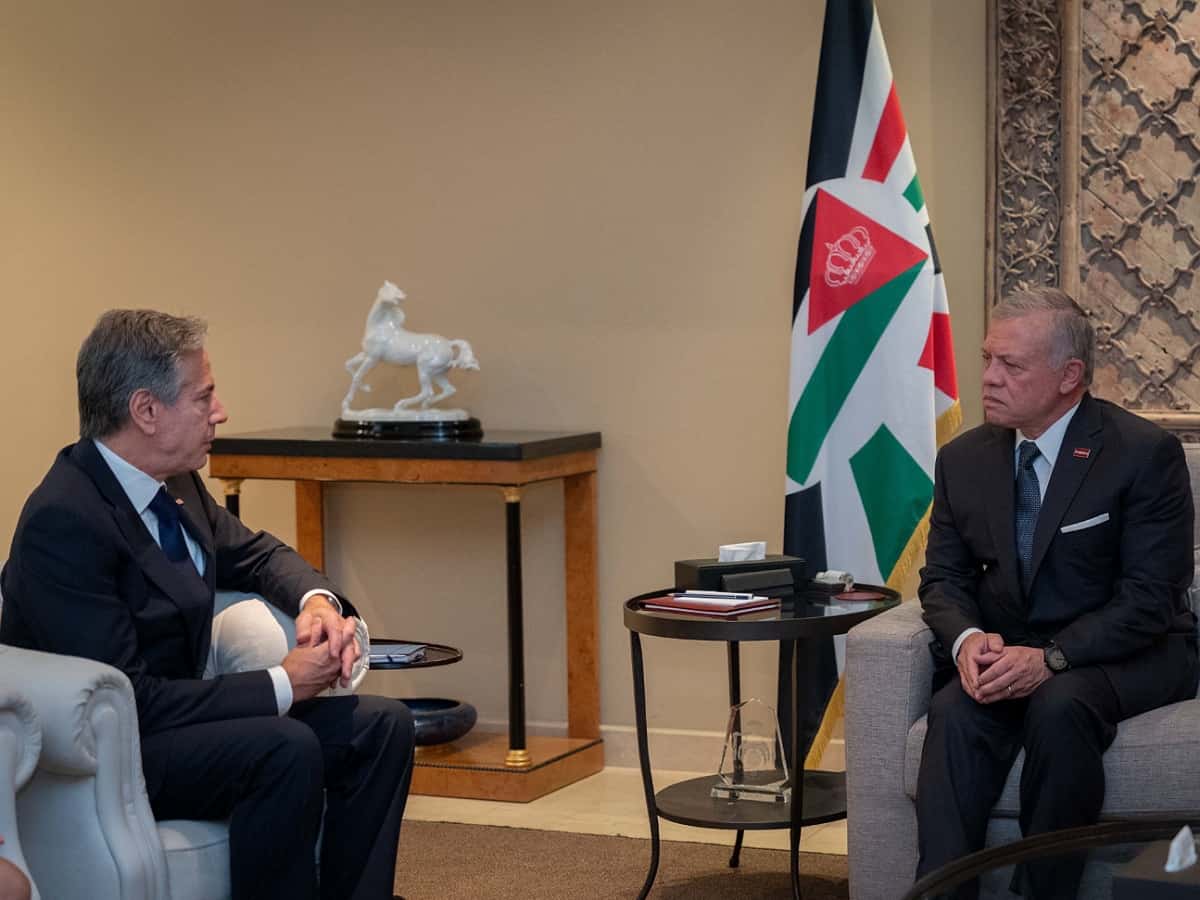 Antony Blinken in Jordan, to reach Israel on Monday