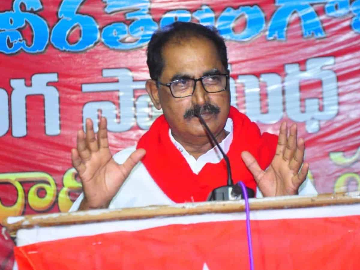 CPI(M) state secretary T Veerabhadram.