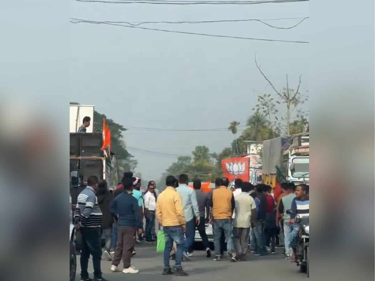 Nyay Yatra: Congress alleges attack on Ramesh's car, journos in Assam