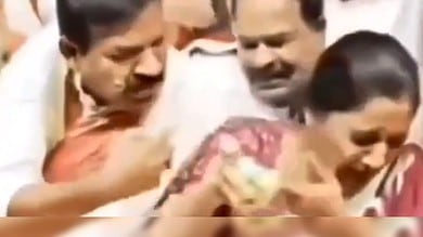 Video: Congress MLA accused of misbehaving with woman amid NY's celebrations