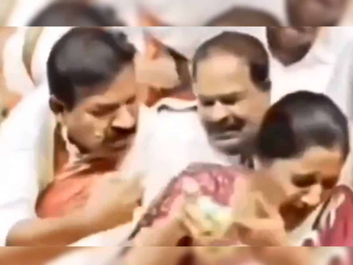 Video: Congress MLA accused of misbehaving with woman amid NY's celebrations