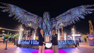 Watch: Dubai is now home to the world’s largest illuminated steel sculpture of a bird
