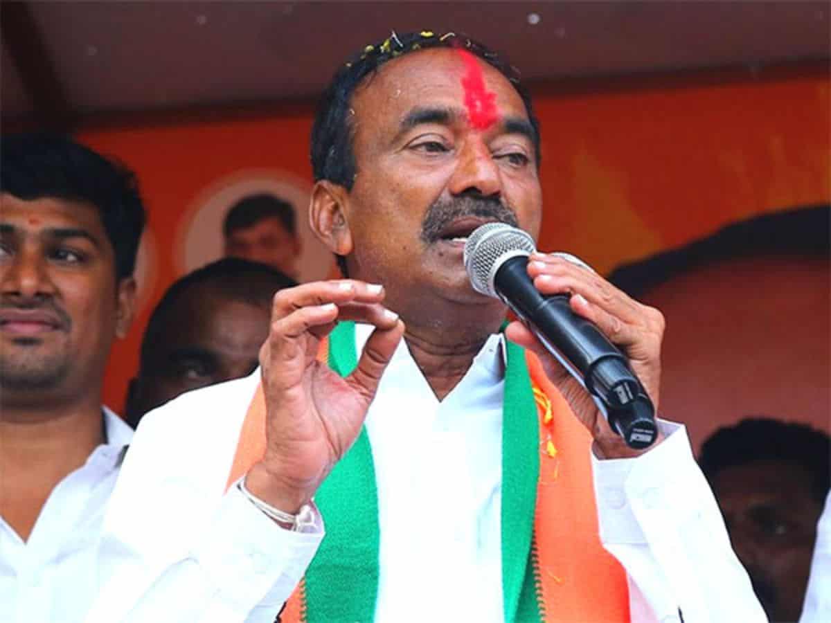 Telangana: BJP's Eatala Rajender to join Congress ahead of LS polls, says report