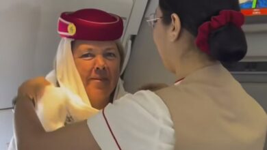 Watch: Mother, daughter only passengers on Emirates flight to Switzerland