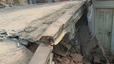 District library ceiling collapsed in Khammam, none hurt