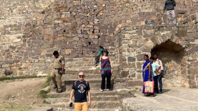 Hyderabad: British deputy high commissioner visits Golconda Fort