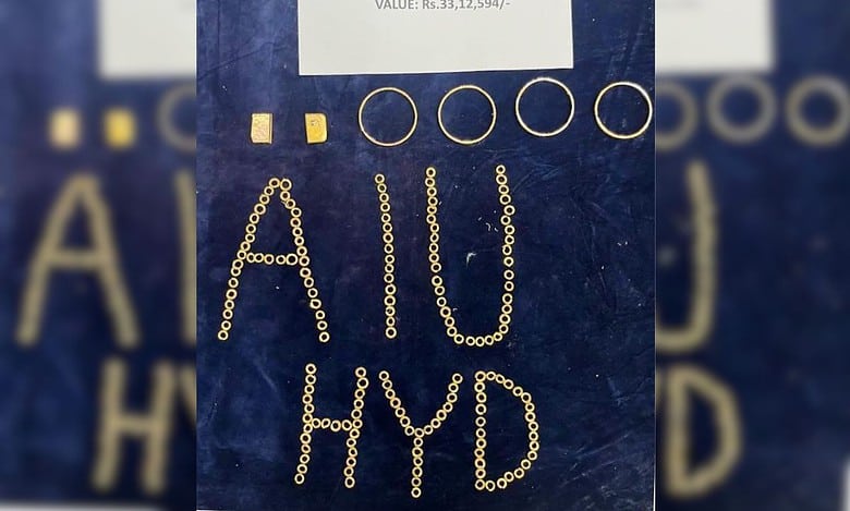 Hyderabad: Gold worth Rs 33.12 lakh seized at airport