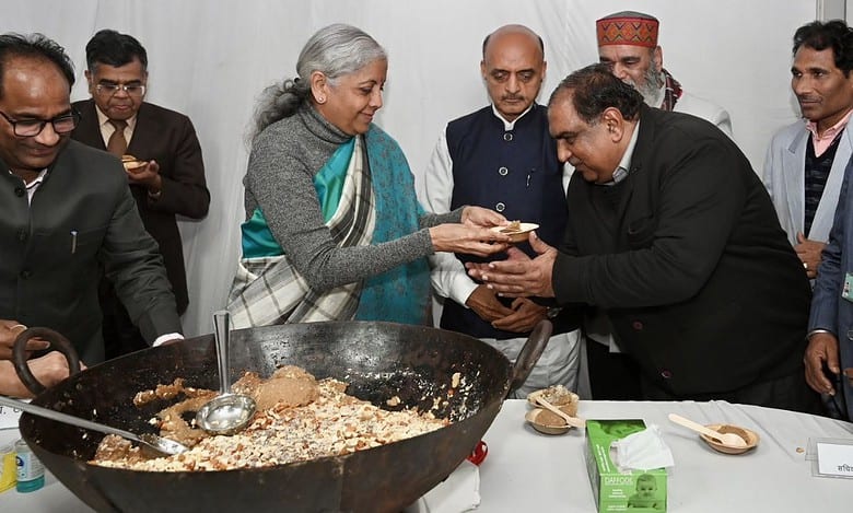 FM participates in 'halwa' ceremony; marks final stage of Interim Budget prep