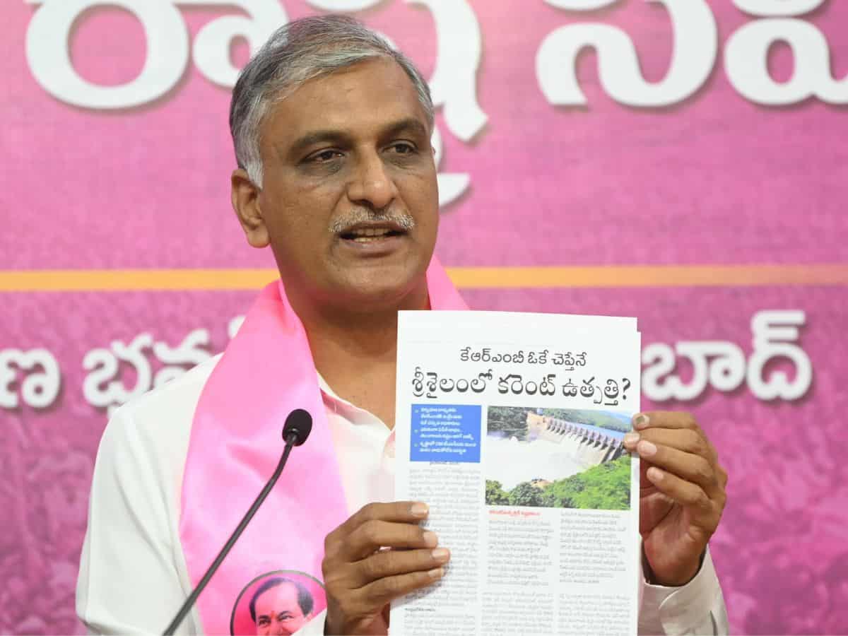 Telangana: Harish Rao raises questions on 'combined projects' under KRMB