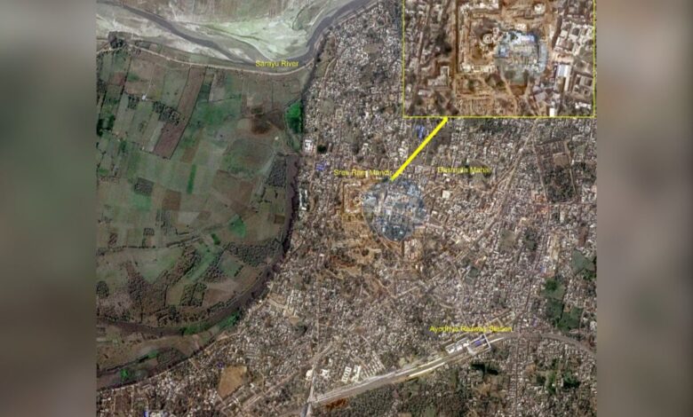 ISRO releases satellite image of Ayodhya Ram Temple