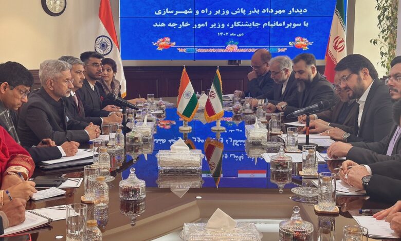 Jaishankar holds 'productive' discussion on Chabahar port in Tehran