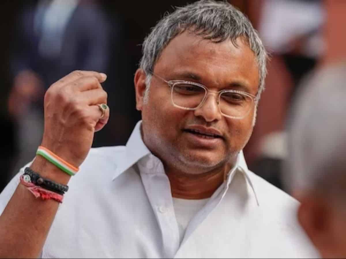 Karti Chidambaram appears before ED 3rd time in less than one month