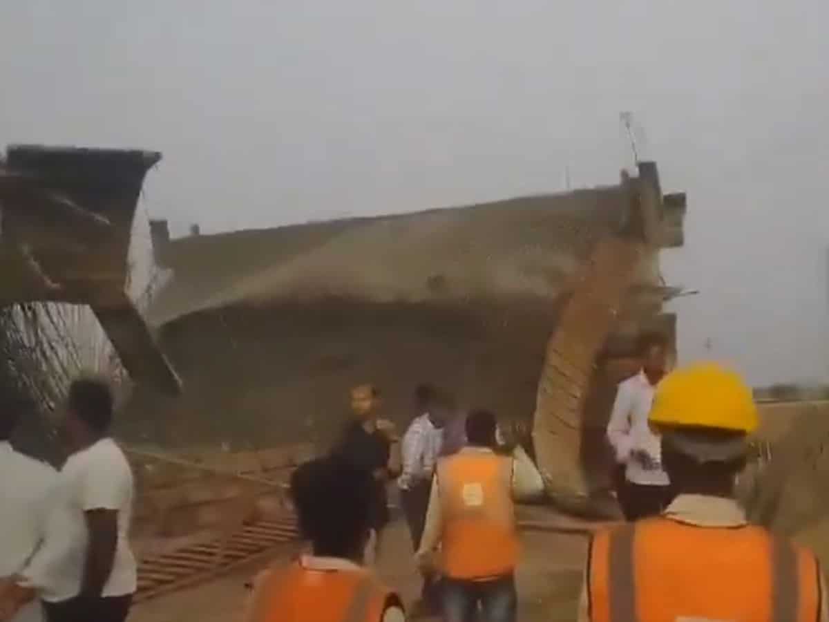 Telangana: Bridge under construction by Adani linked group collapses in Khammam