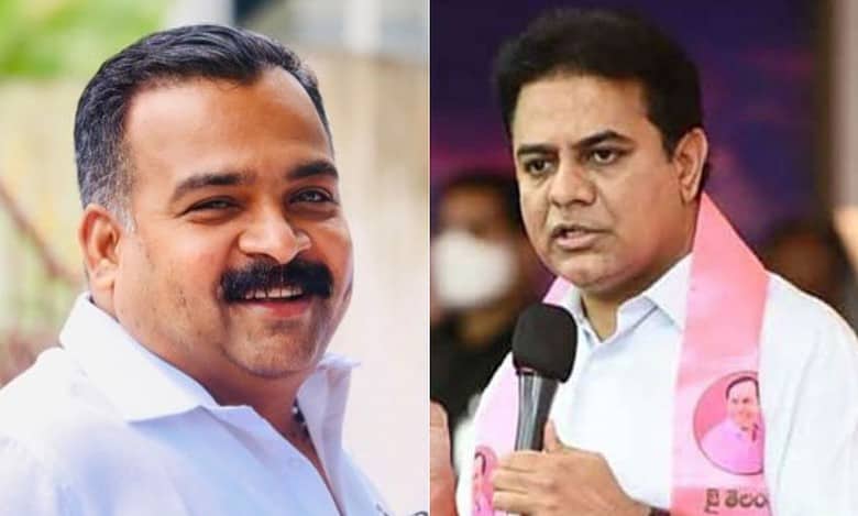 Manickam Tagore sends defamation notice to KTR for ‘Rs 50 cr bribe’ remark
