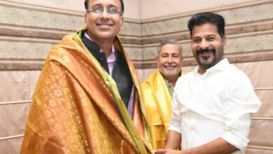 Micron Technology President and CEO Sanjay Mehrotra Meet Telanagana Chief Minister A. Revanth Reddy.