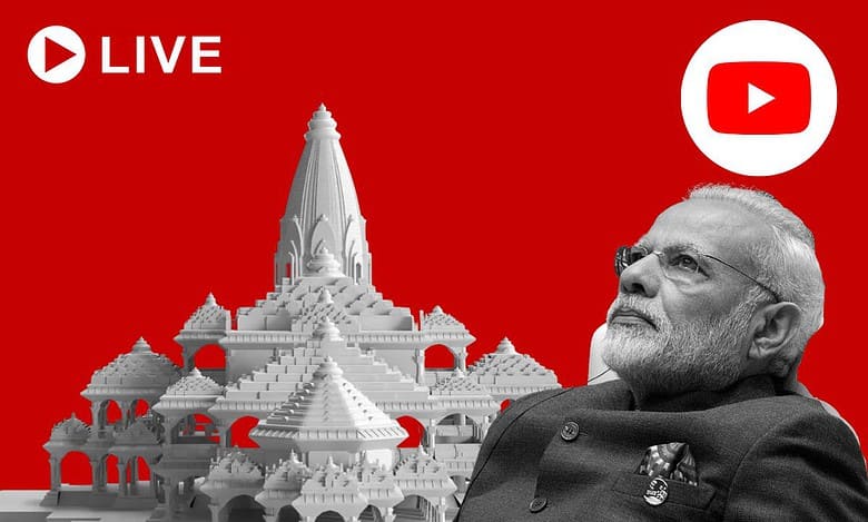 'Pran Pratishtha' by PM Modi becomes YouTube's most watched livestream