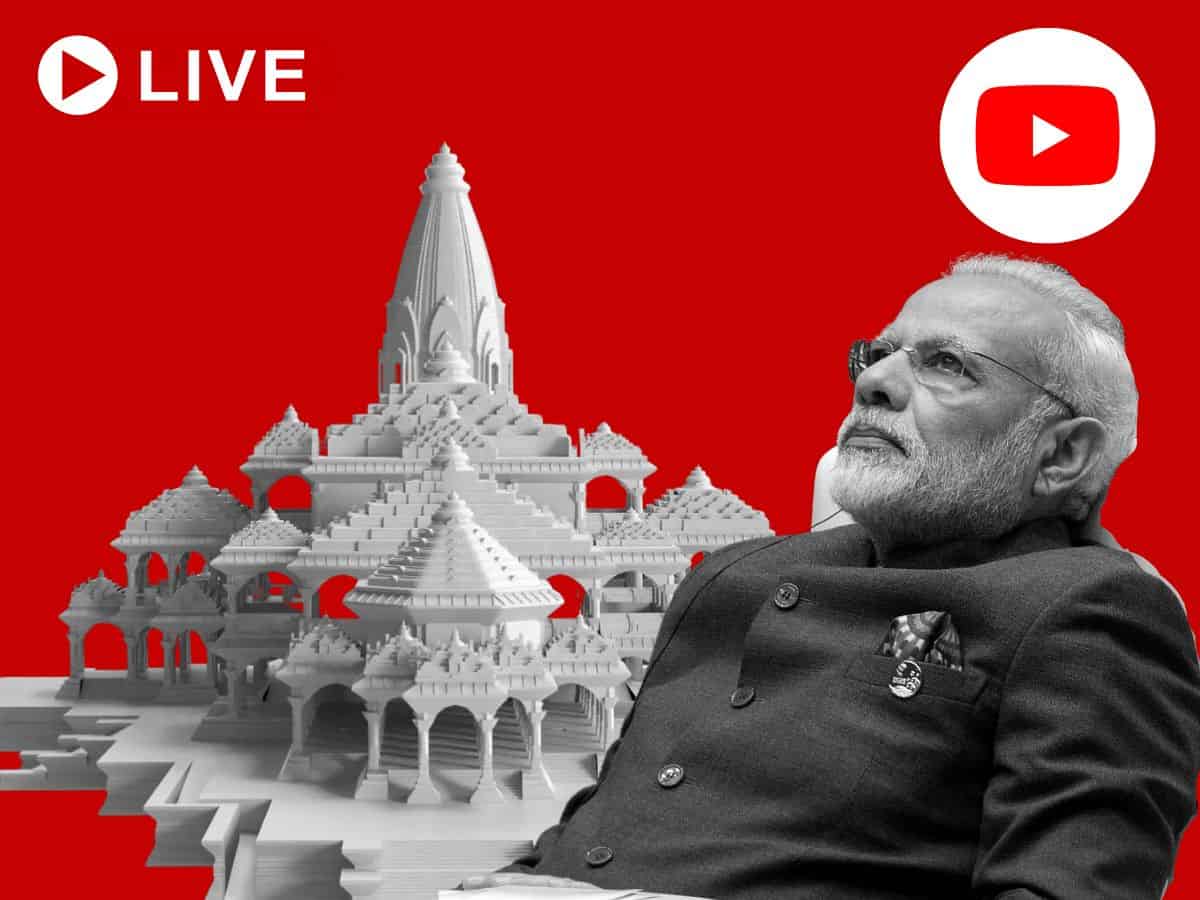 'Pran Pratishtha' by PM Modi becomes YouTube's most watched livestream