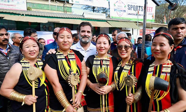 Rahul Gandhi reaches Nagaland with Bharat Jodo Nyay Yatra