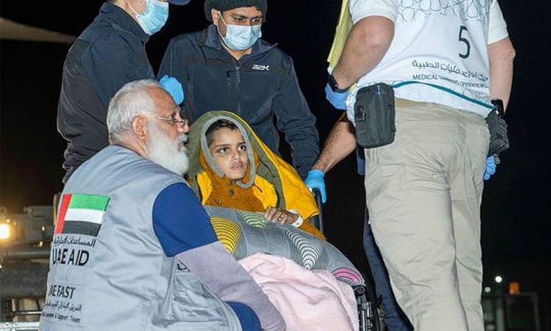 UAE welcomes 8th group of wounded Palestinian children, cancer patients