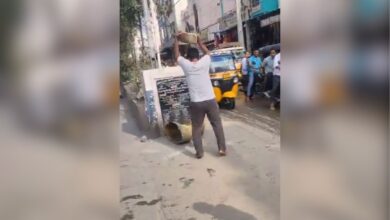 Hyderabad: Man destroys Prof Jayashankar's statue, KTR demands action