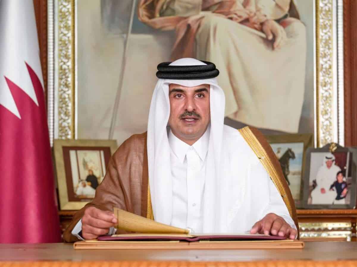 Killing, displacing Palestinians is a line cannot be crossed or accepted: Qatar Emir