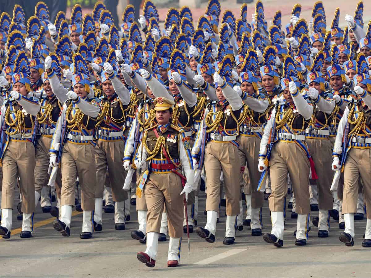 India displays military might, women power in Republic Day parade